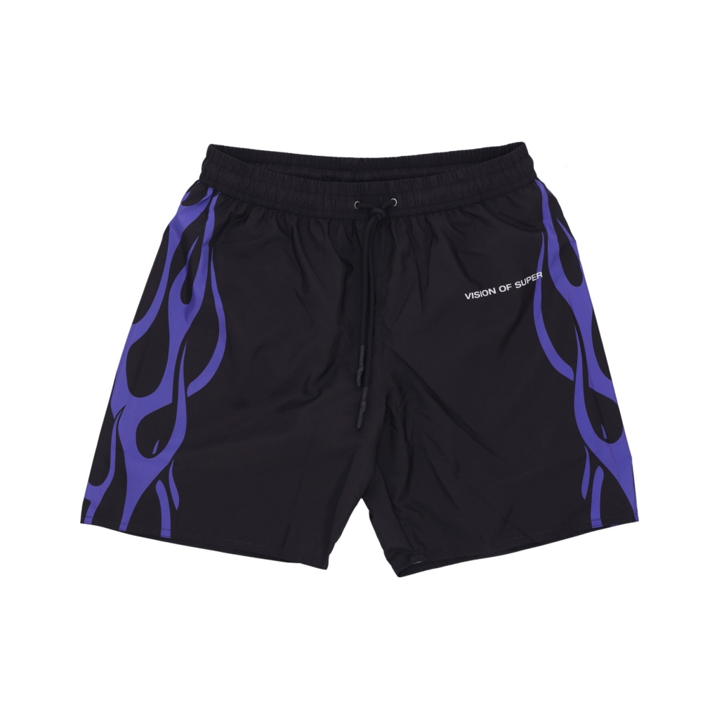 costume pantaloncino uomo tribal flame swimwear BLACK/PURPLE