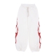 pantalone tuta leggero donna flames pants OFF WHITE/RED