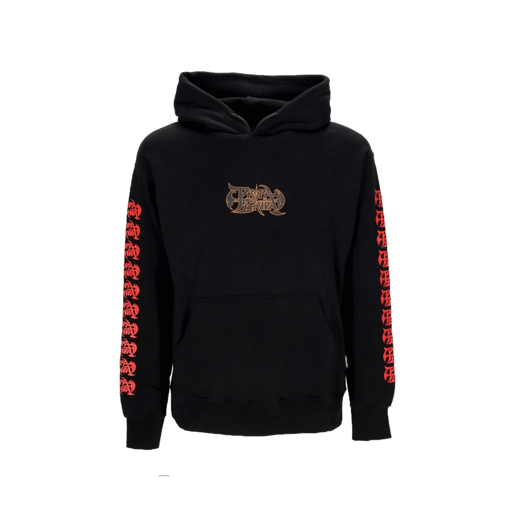 felpa leggera cappuccio uomo cortex hoodie BLACK