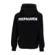 felpa leggera cappuccio uomo logo hoodie BLACK