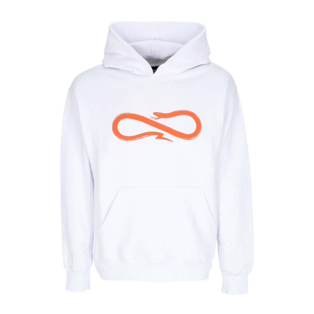 felpa leggera cappuccio uomo logo hoodie WHITE