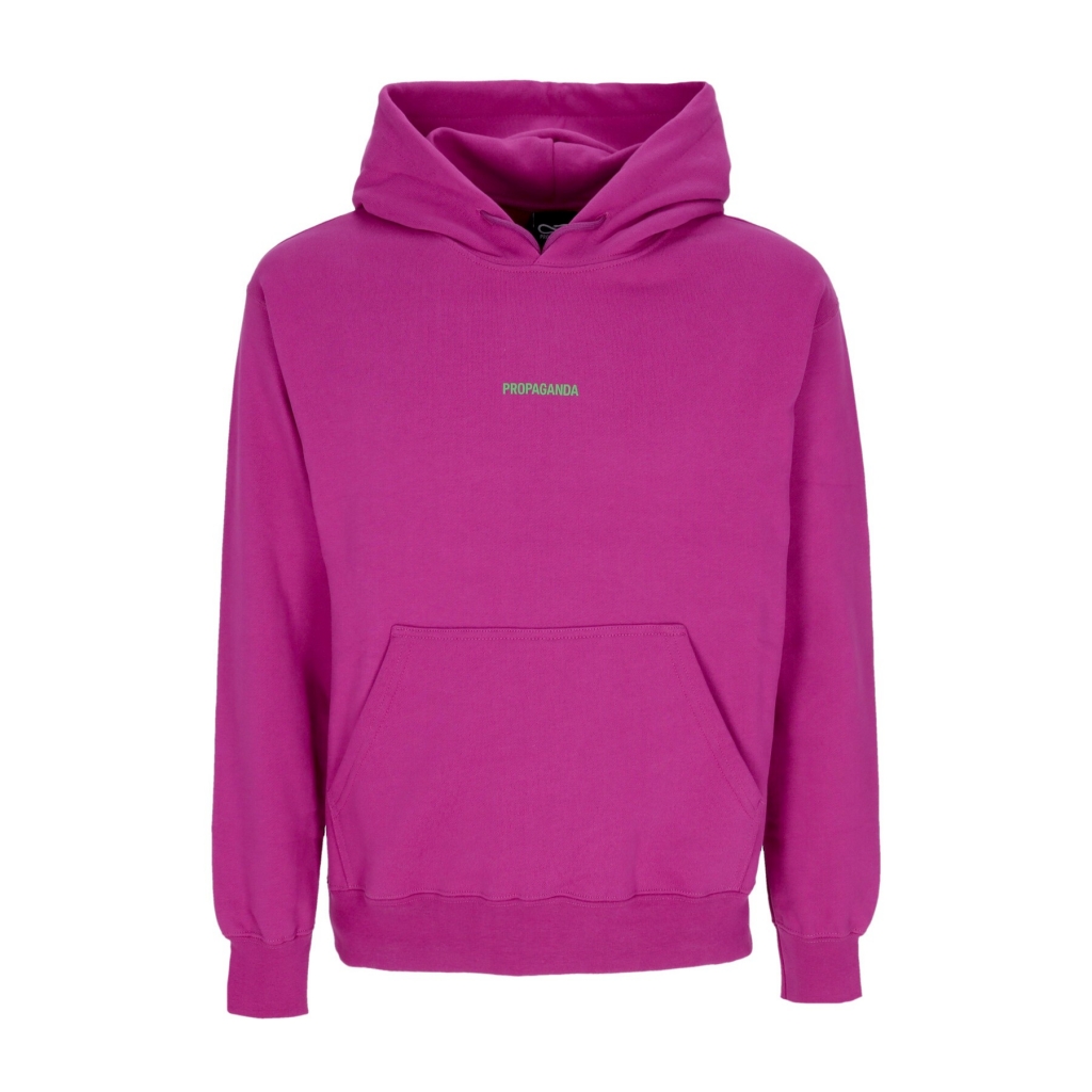 felpa leggera cappuccio uomo ribs hoodie PURPLE HAZE