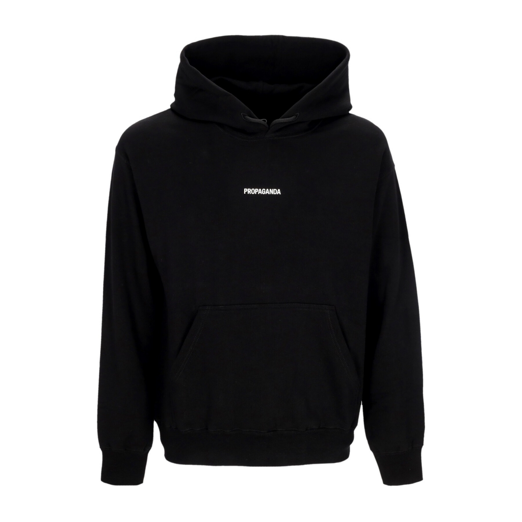 felpa leggera cappuccio uomo ribs sunset hoodie BLACK