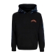 felpa leggera cappuccio uomo triangle gorilla hoodie BLACK