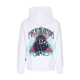 felpa leggera cappuccio uomo triangle panther hoodie WHITE