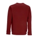 felpa leggera girocollo uomo trefoil crewneck SHADOW RED