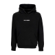 felpa leggera cappuccio uomo ribs casino hoodie BLACK