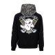 felpa leggera cappuccio uomo triangle pain hoodie BLACK