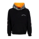 felpa leggera cappuccio uomo triangle pain hoodie BLACK