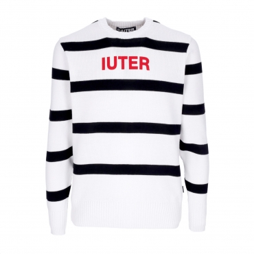 maglione leggero uomo stripes l/s jumper WHITE