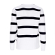 maglione leggero uomo stripes l/s jumper WHITE