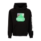 felpa leggera cappuccio uomo xiuter logo hoodie BLACK