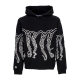 felpa leggera cappuccio uomo chain hoodie BLACK