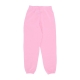 pantalone tuta felpato donna essentials fleece pants TRUE PINK