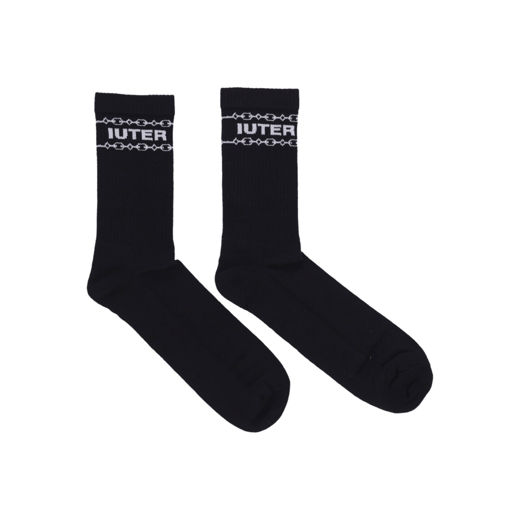 calza media uomo chain socks BLACK