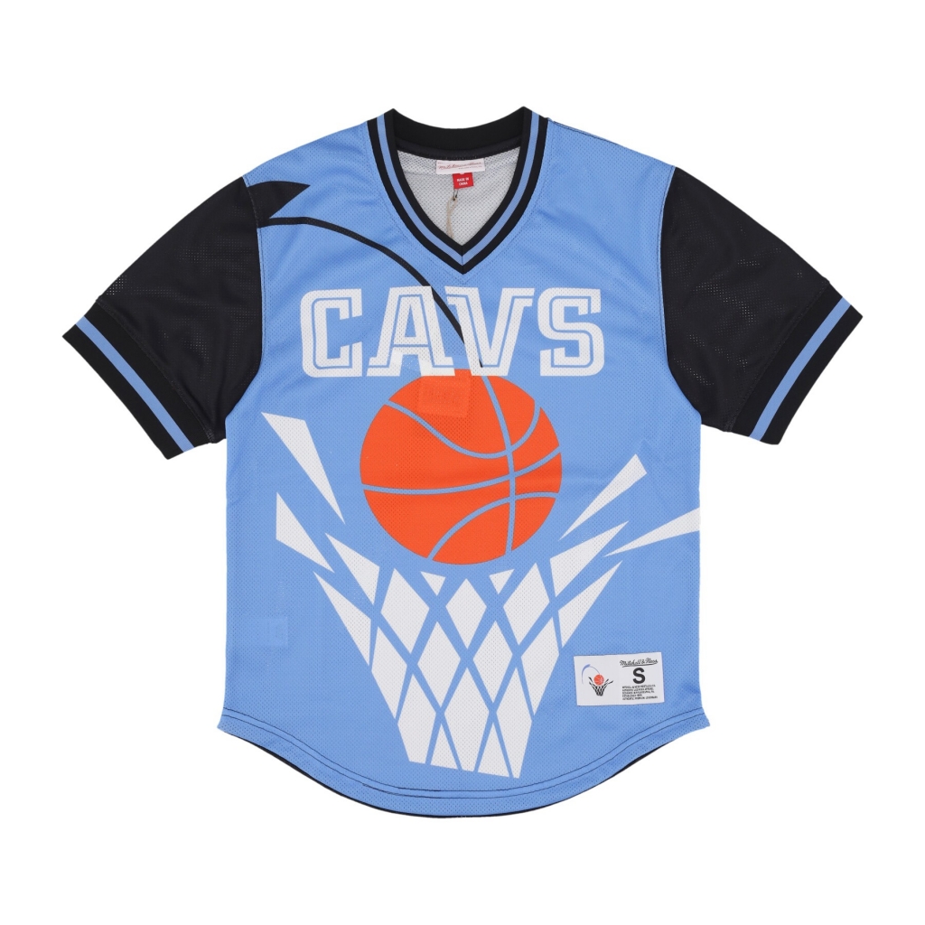 casacca uomo nba jumbotron 30 mesh v-neck clecav MULTI/WHITE