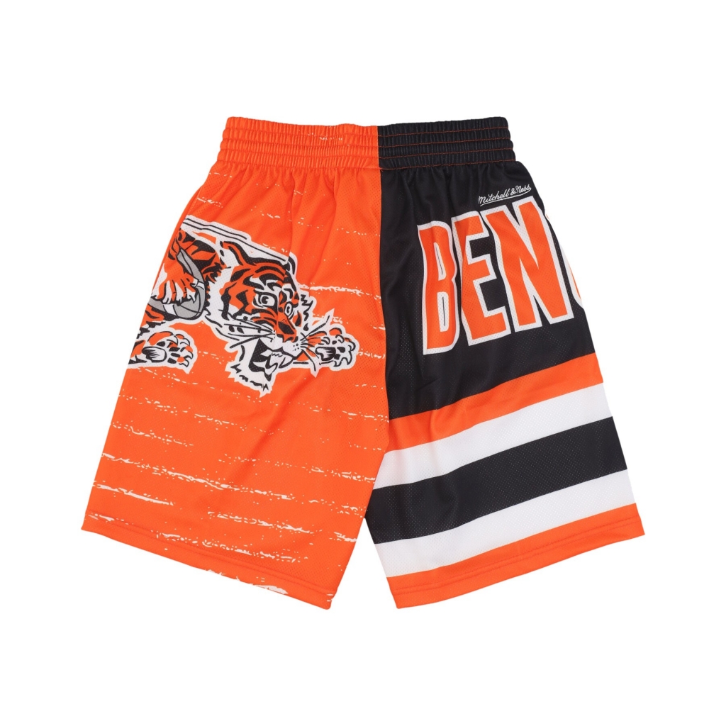 pantaloncino tipo basket uomo nfl jumbotron 30 shorts cinben MULTI/WHITE