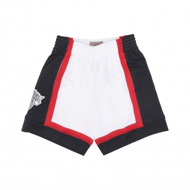 pantaloncino basket uomo nba cracked cement swingman short 1996 neykni WHITE