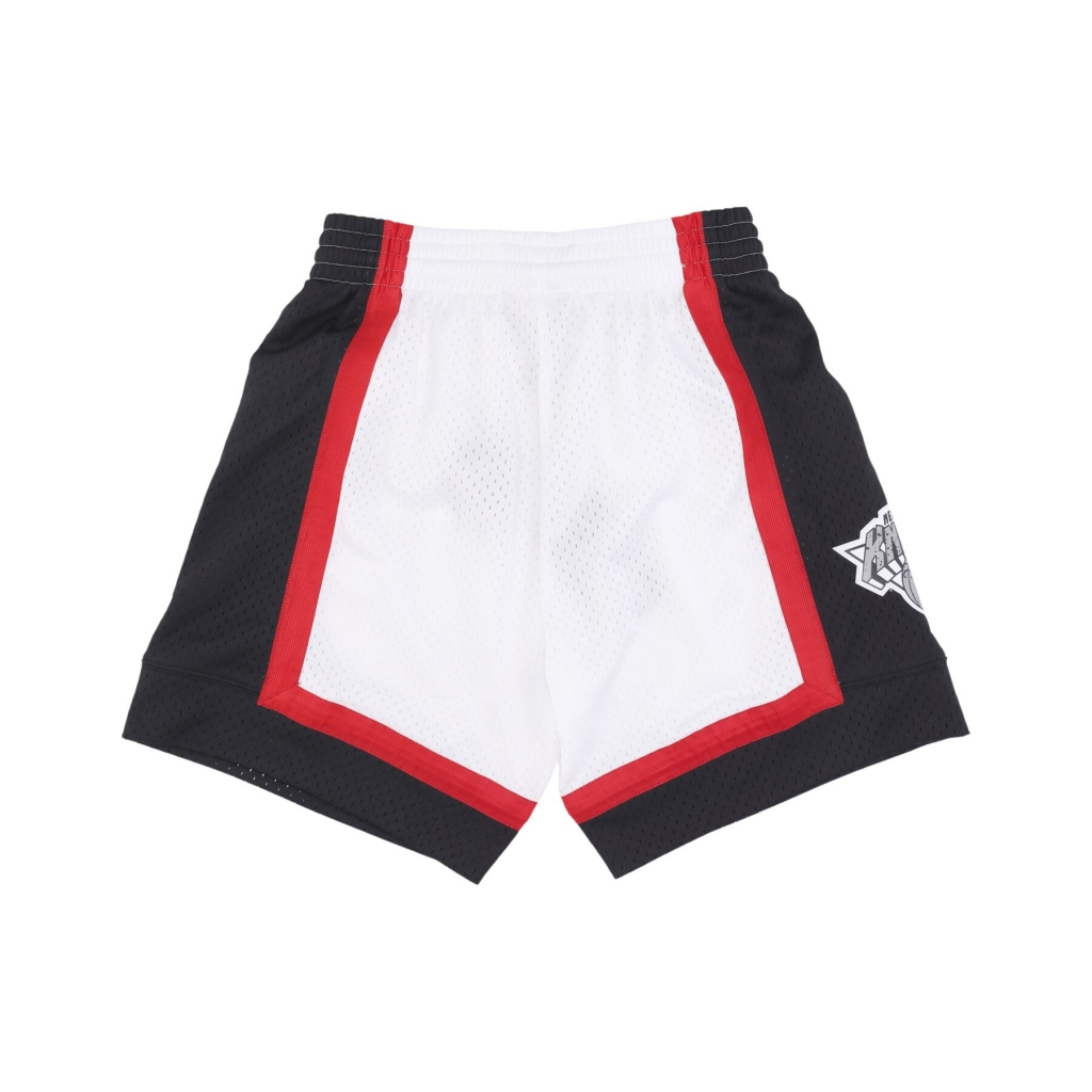 pantaloncino basket uomo nba cracked cement swingman short 1996 neykni WHITE