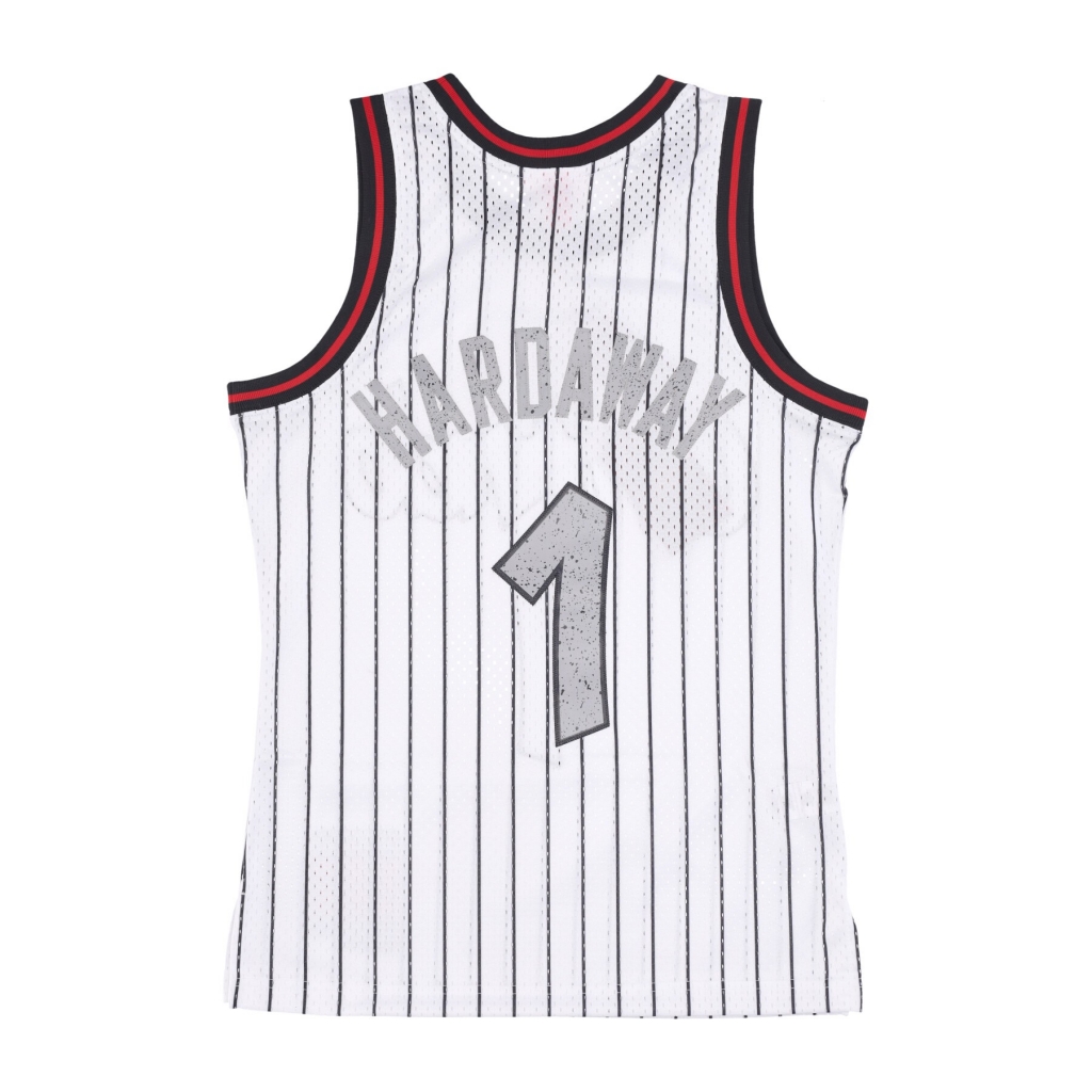 canotta basket uomo nba cracked cement swingman jersey hardwood classics no 1 penny hardaway orlmag WHITE