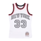 canotta basket uomo nba cracked cement swingman jersey hardwood classics no 33 patrick ewing neykni WHITE