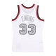 canotta basket uomo nba cracked cement swingman jersey hardwood classics no 33 patrick ewing neykni WHITE