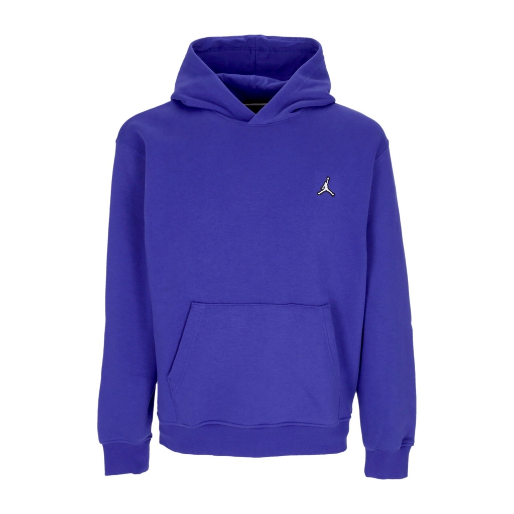 felpa cappuccio uomo essentials fleece hoodie LIGHT CONCORD/WHITE