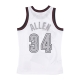 canotta basket uomo nba cracked cement swingman jersey no 34 ray allen milbuc WHITE