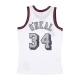 canotta basket uomo nba cracked cement swingman jersey hardwood classics no 34 shaquille oneal loslak WHITE