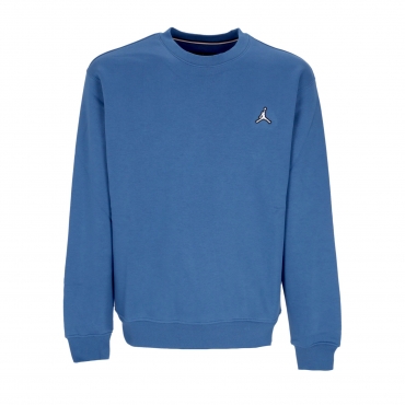 felpa girocollo uomo essential fleece crewneck TRUE BLUE/WHITE