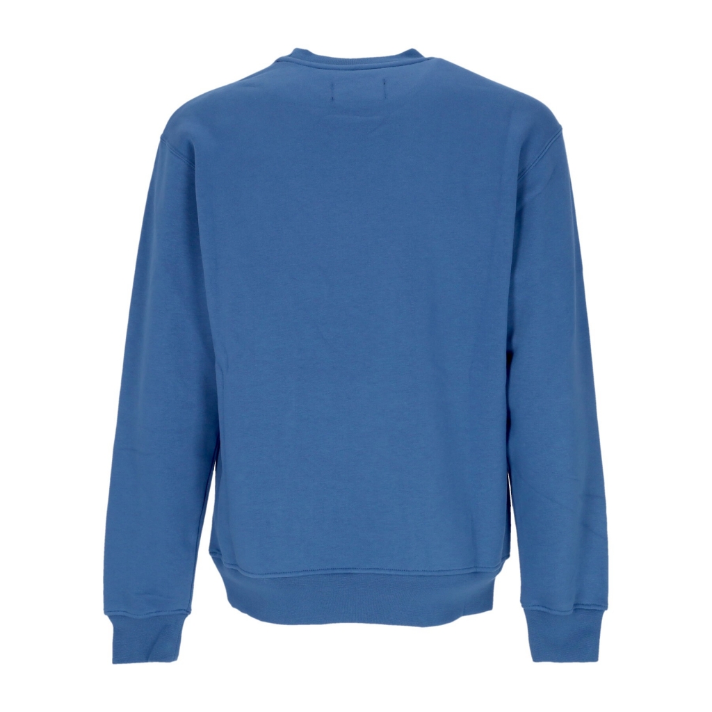 felpa girocollo uomo essential fleece crewneck TRUE BLUE/WHITE