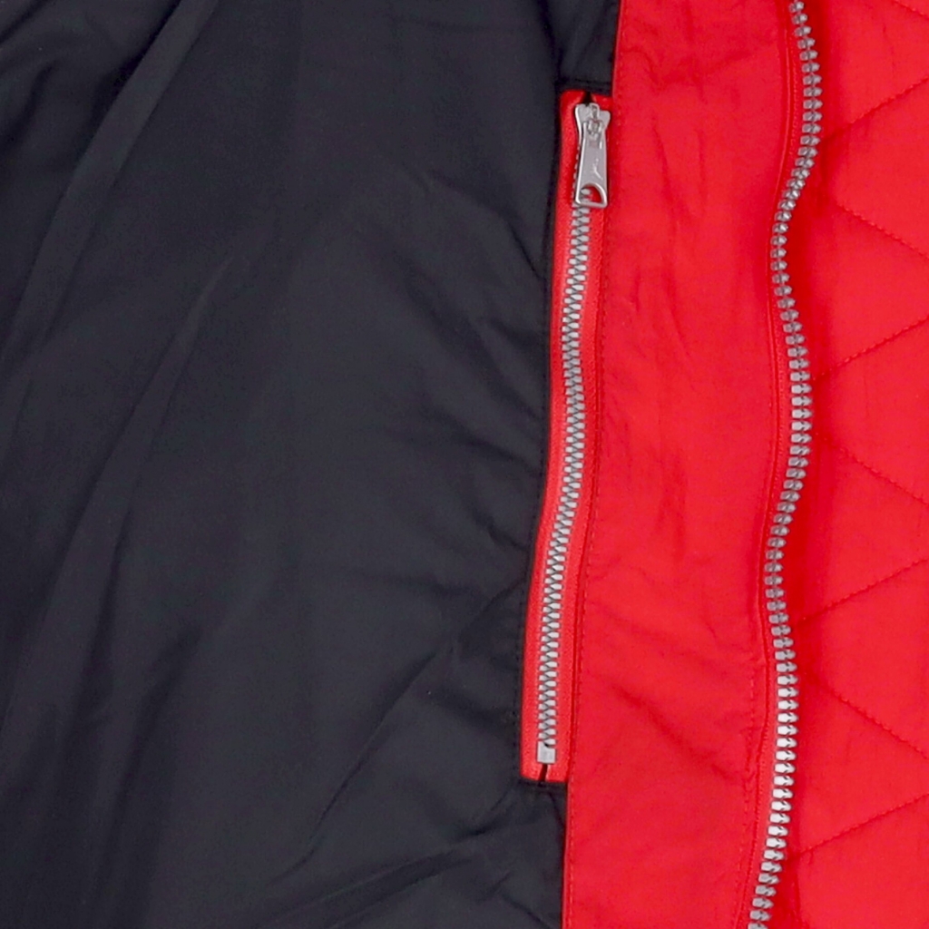 piumino uomo essentials statement puffer jacket FIRE RED/BLACK