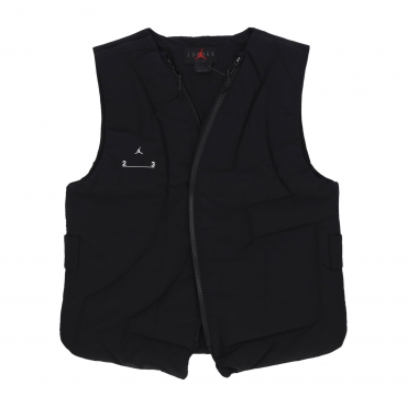 piumino smanicato uomo 23 engineered statement vest BLACK/BLACK