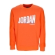 felpa girocollo uomo flight mvp graphic fleece crewneck RUSH ORANGE/WHITE