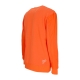 felpa girocollo uomo flight mvp graphic fleece crewneck RUSH ORANGE/WHITE