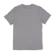 maglietta uomo brand graphic tee CARBON HEATHER