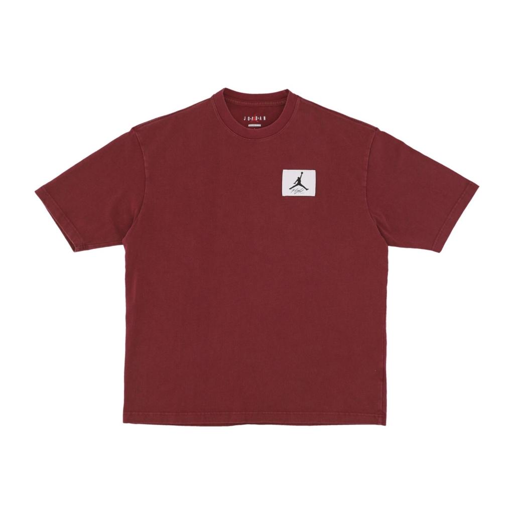 maglietta uomo flight essential wash oversized tee CHERRYWOOD RED