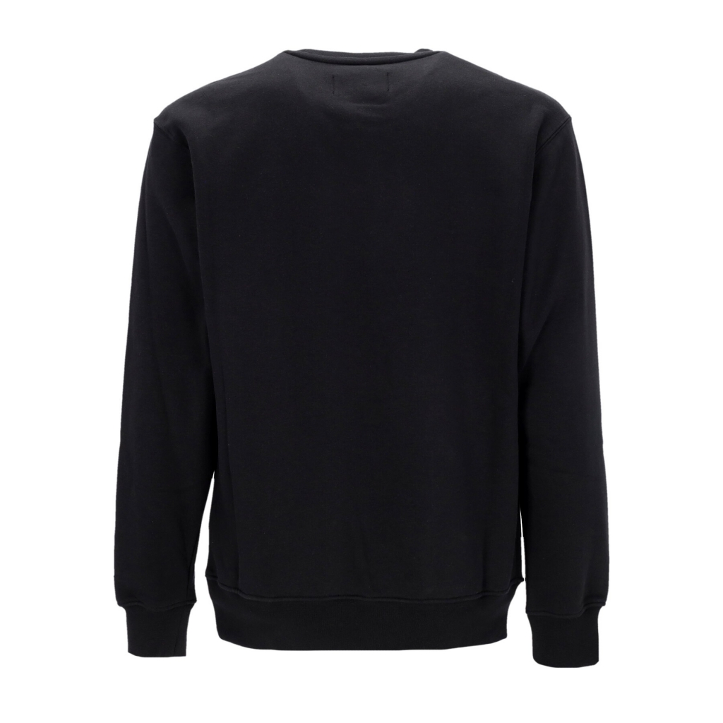 felpa girocollo uomo essential holiday pld fleece crewneck BLACK/RATTAN