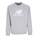 felpa leggera girocollo uomo essentials stacked logo french terry crewneck ATHLETIC GREY