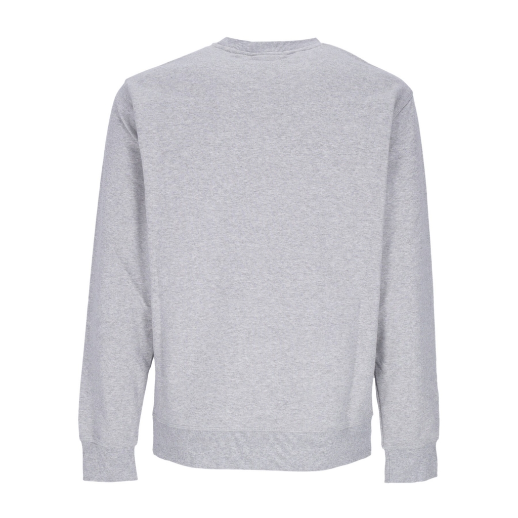 felpa leggera girocollo uomo essentials stacked logo french terry crewneck ATHLETIC GREY