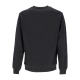 felpa leggera girocollo uomo essentials stacked logo french terry crewneck BLACK