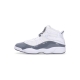 scarpa alta uomo jordan 6 rings WHITE/COOL GREY/WHITE