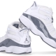 scarpa alta uomo jordan 6 rings WHITE/COOL GREY/WHITE