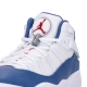 scarpa alta uomo jordan 6 rings WHITE/TRUE BLUE/UNIVERSITY RED