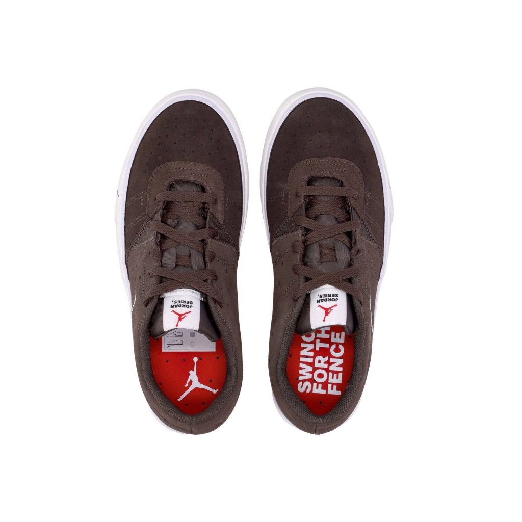 scarpa bassa uomo jordan series es DARK CHOCOLATE/SAIL/UNIVERSITY RED/WHITE