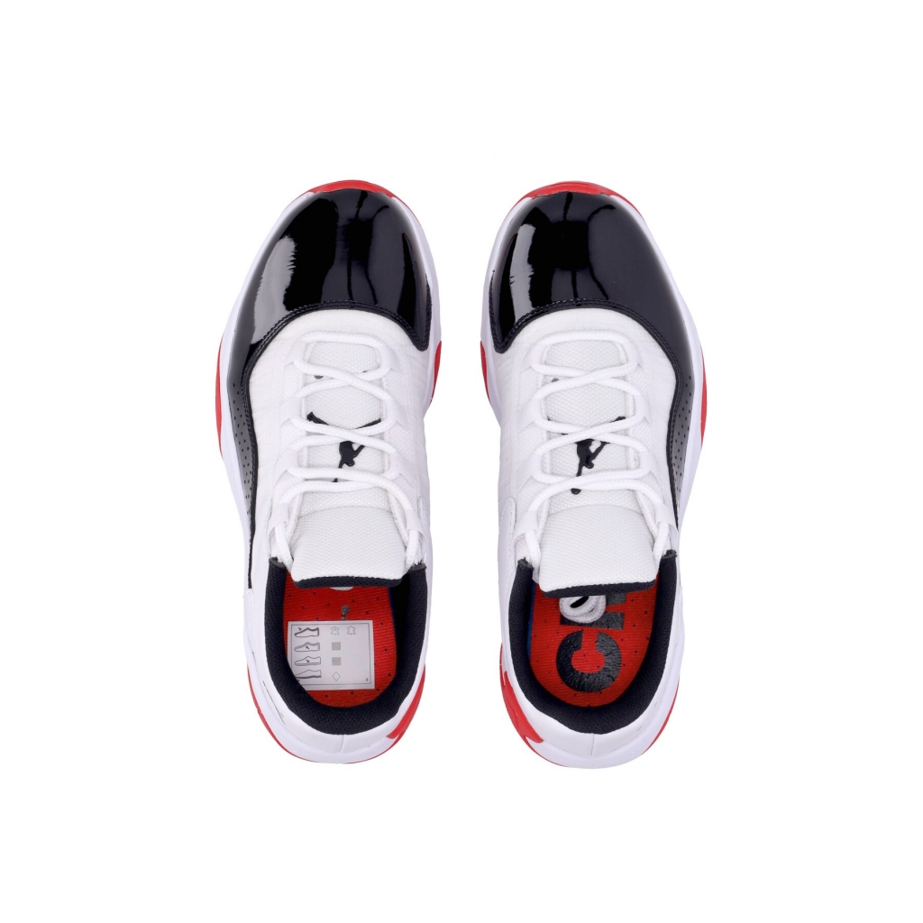 scarpa bassa uomo air jordan 11 cmft low WHITE/BLACK/UNIVERSITY RED