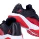 scarpa bassa donna wmns air jordan 11 cmft low BLACK/GYM RED/WHITE