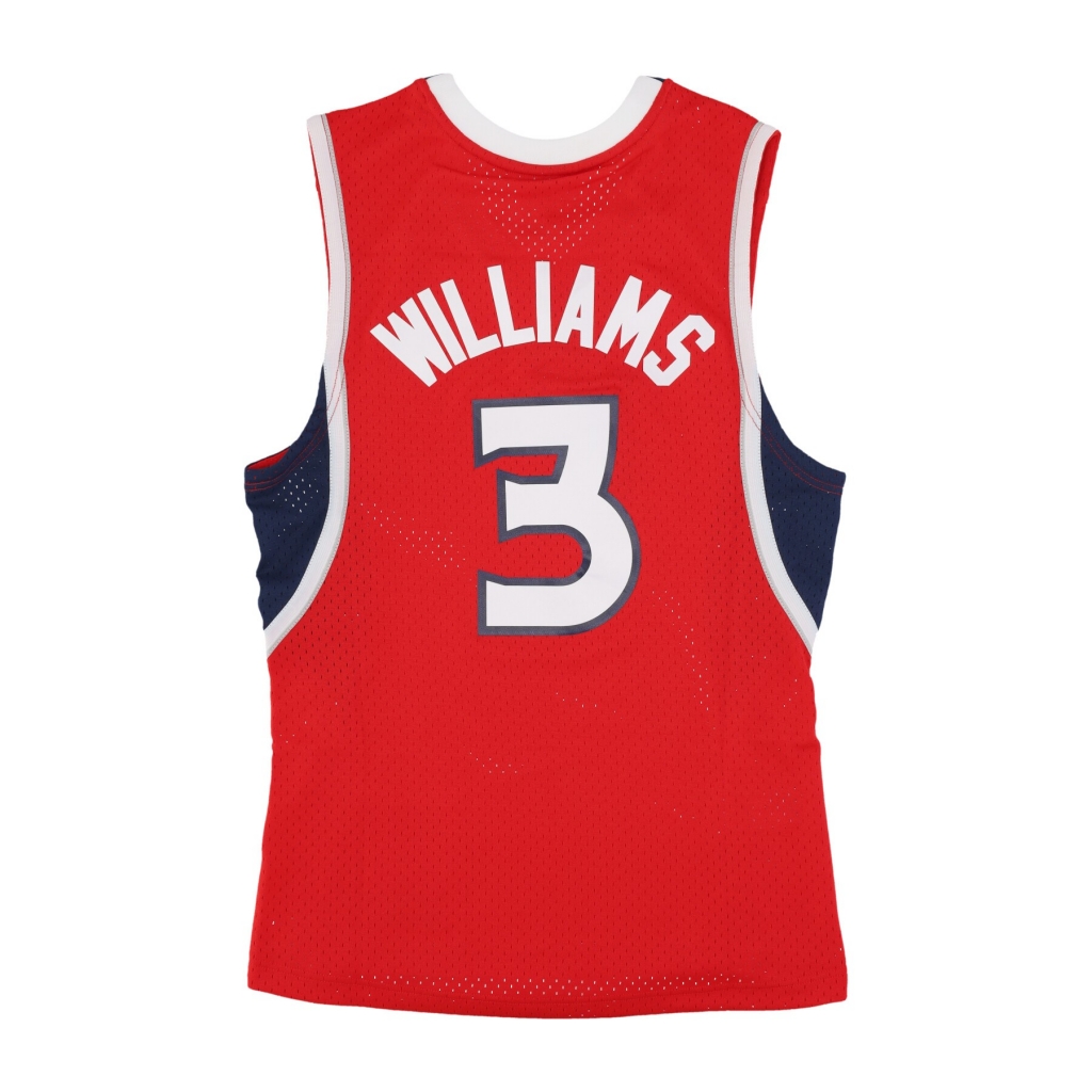 canotta basket uomo nba authentic jersey no 3 lou williams 2013 atlhaw ORIGINAL TEAM COLORS