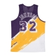 canotta basket uomo nba paint brush mesh tank no 32 magic johnson loslak MULTI/WHITE