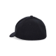 cappellino visiera curva uomo 3d wool flexfit BLACK/BLACK